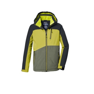 Killtec Winterjacke Kow 370 mit Kapuze und Schneefang (wind- und wasserdicht, atmungsaktiv, PFC-frei) schwarz Kinder